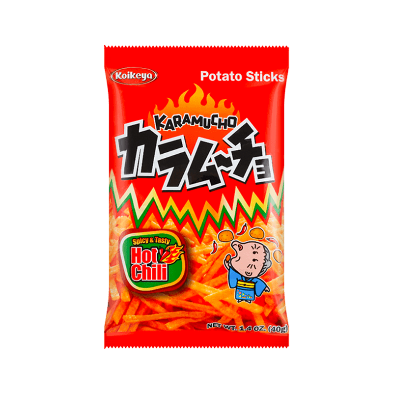 日本	湖池屋辣薯條40g