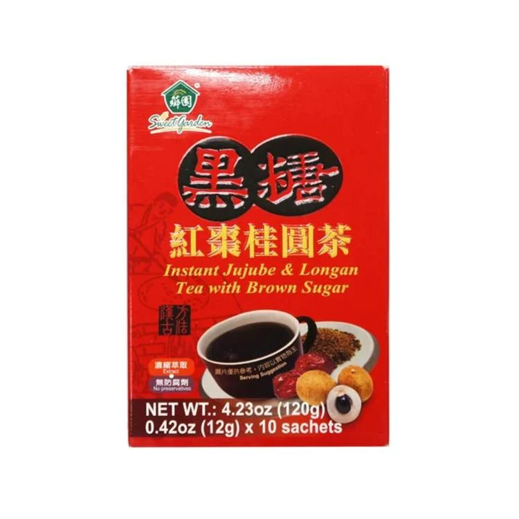 台灣薌園 黑糖紅棗桂圓茶10x12g