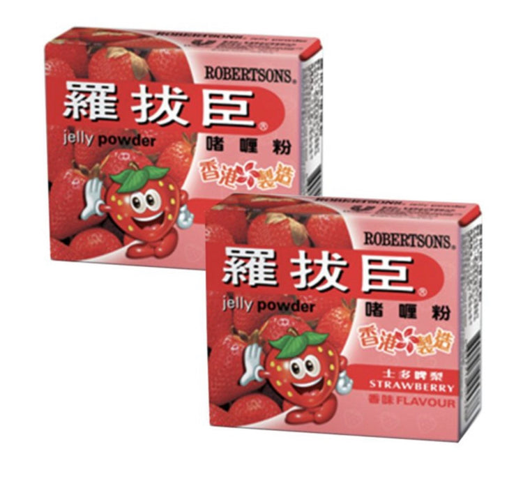 羅拔臣啫喱粉 (士多啤梨味）Robertson’s Jelly Powder （Stawberry flavour)