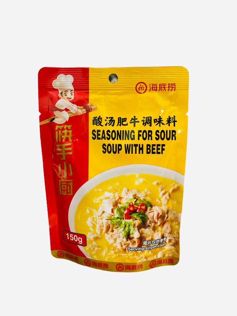 海底撈酸湯肥牛調味料Haidilao Seasoning For Sour Soup With Beef 150g