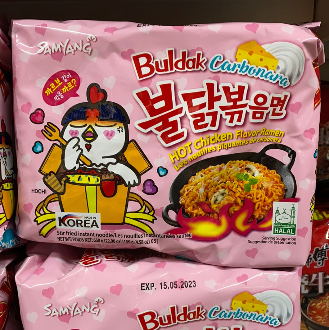 韓國三養辣雞麵-卡邦尼5連包