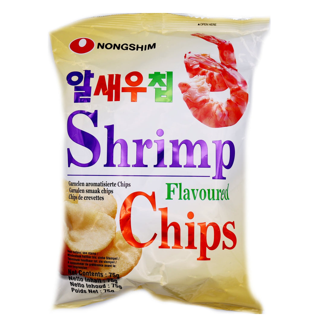【農心】鮮蝦片75g(韓國第一品牌)  Nongshim Shrimp Flavoured Chips 75g