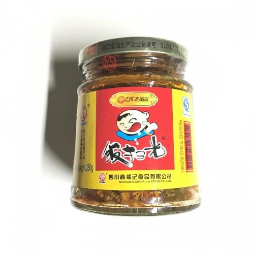 飯掃光香辣酸菜Preserved Pickled Mustard 280g