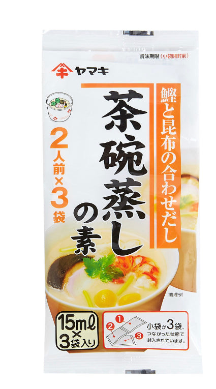 日本Yamaki 茶碗蒸水蛋醬汁（2人前3袋）